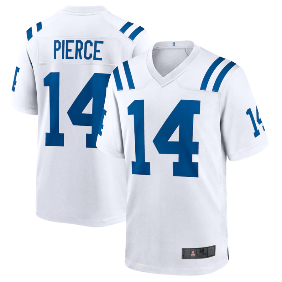Friene #14 Alec Pierce Player IN.Colts Away Game Stitched Jerseys - White