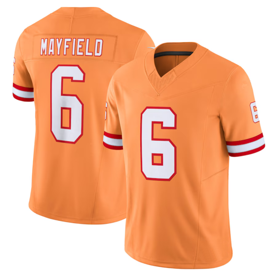 Friene #6 Baker Mayfield Player TB.Buccaneers Orange Vapor F.U.S.E. Limited Football Jerseys