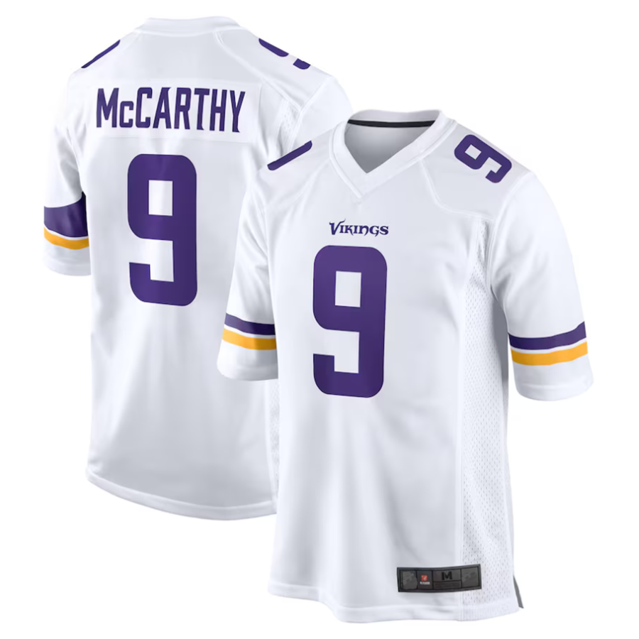 Friene MN.Vikings #9 J.J. McCarthy Player White Game Stitched Jerseys