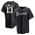 Friene A.Braves #13 Ronald Acuna Jr Player Black Home Game Stitched Jerseys