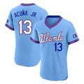 Friene A.Braves #13 Ronald Acuna Jr Player Powder Blue 2026 City Connect T-shirt Limited Elite Home Game Stitched Jerseys