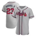Friene A.Braves #23 Michael Harris II player Gray Authentic Road Stitched Jerseys
