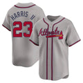 Friene A.Braves #23 Michael Harris II player Gray Limited Away Stitched Jerseys