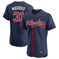 Friene A.Braves #31 Greg Maddux Player Navy Limited Elite Home Game Stitched Jerseys