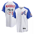 Friene A.Braves #31 Greg Maddux Player White USA 250 Fourth Of July City Connect Home Game Stitched Jerseys