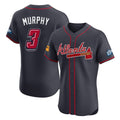 Friene A.Braves #3 Dale Murphy Player Navy 2025 Speedway Classic Limited Elite Home Game Stitched Jerseys