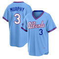 Friene A.Braves #3 Dale Murphy Player Powder Blue 2026 City Connect T-shirt Home Game Stitched Jerseys