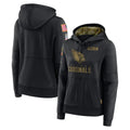 Friene A.Cardinals Black Salute to Service Limited Hoodies Blank Player Stitched Jerseys