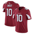 Friene A.Cardinals #10 Josh Sweat Player Cardinal Vapor Limited Home Game  Stitched Jerseys