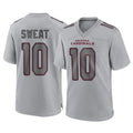 Friene A.Cardinals #10 Josh Sweat Player Gray Atmosphere Fashion Home Game Stitched Jerseys