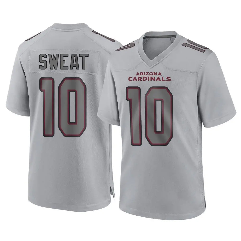 Friene A.Cardinals #10 Josh Sweat Player Gray Atmosphere Fashion Home Game Stitched Jerseys