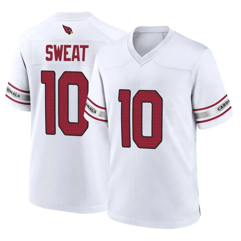 Friene A.Cardinals #10 Josh Sweat Player White Home Game Stitched Jerseys
