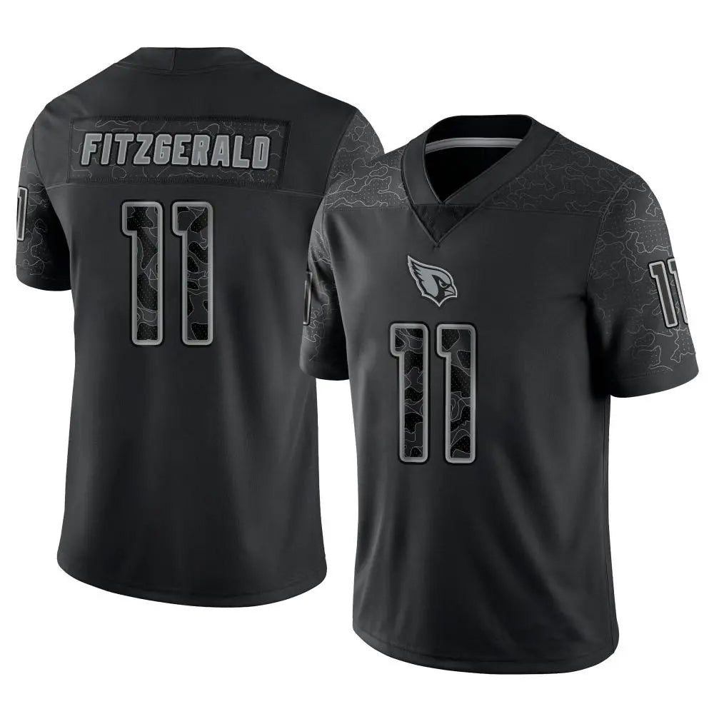 Friene A.Cardinals #11 Larry Fitzgerald Player Black RFLCTV Limited Stitched Jerseys