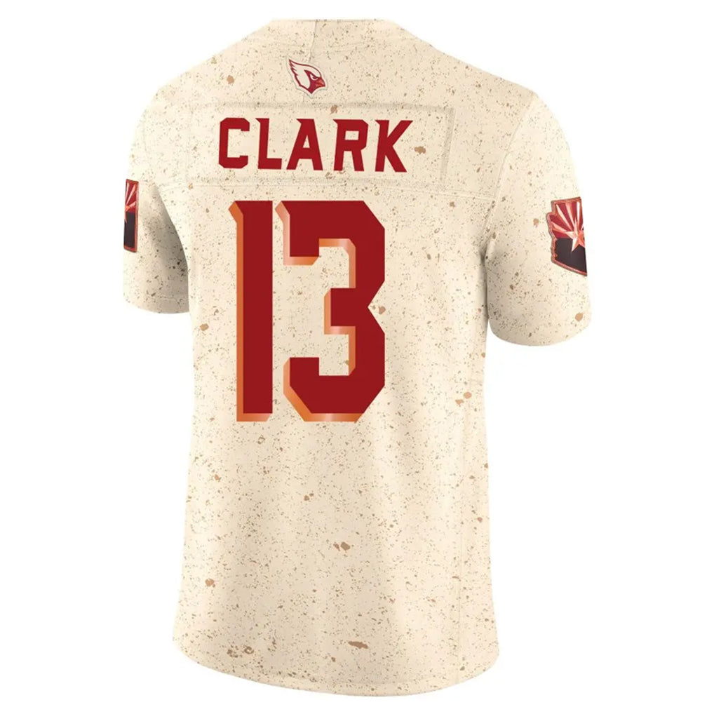 Friene A.Cardinals #13 Kei'Trel Clark Player Cream Rivalries Collection Vapor Limited Home Game Stitched Jerseys