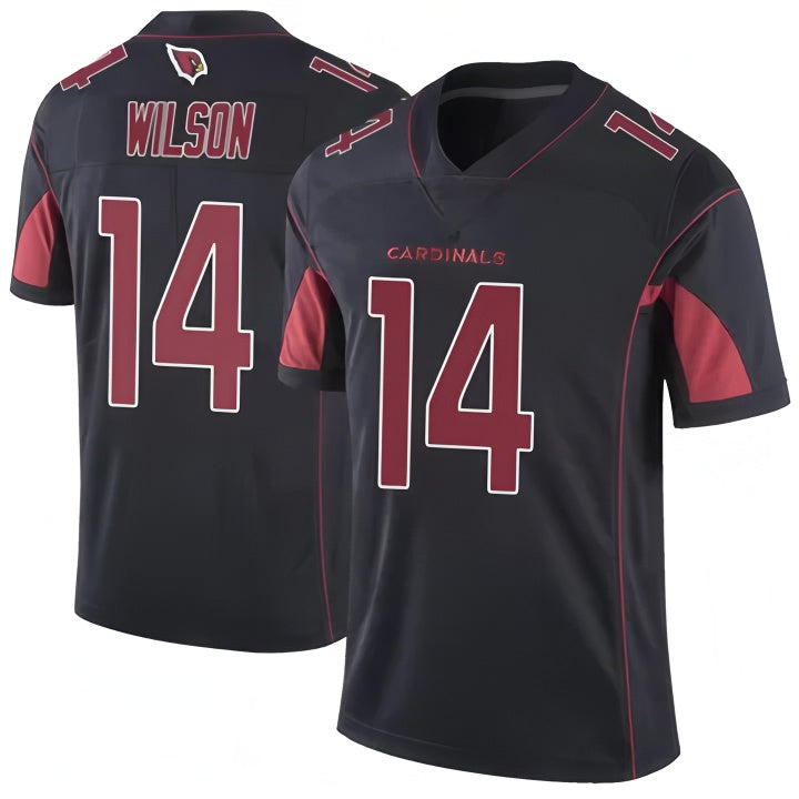 Friene A.Cardinals #14 Michael Wilson Player Black Vapor Limited Elite Home Game Stitched Jerseys