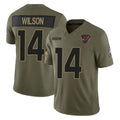 Friene A.Cardinals #14 Michael Wilson Player Olive Salute To Service Limited Home Game Stitched Jerseys