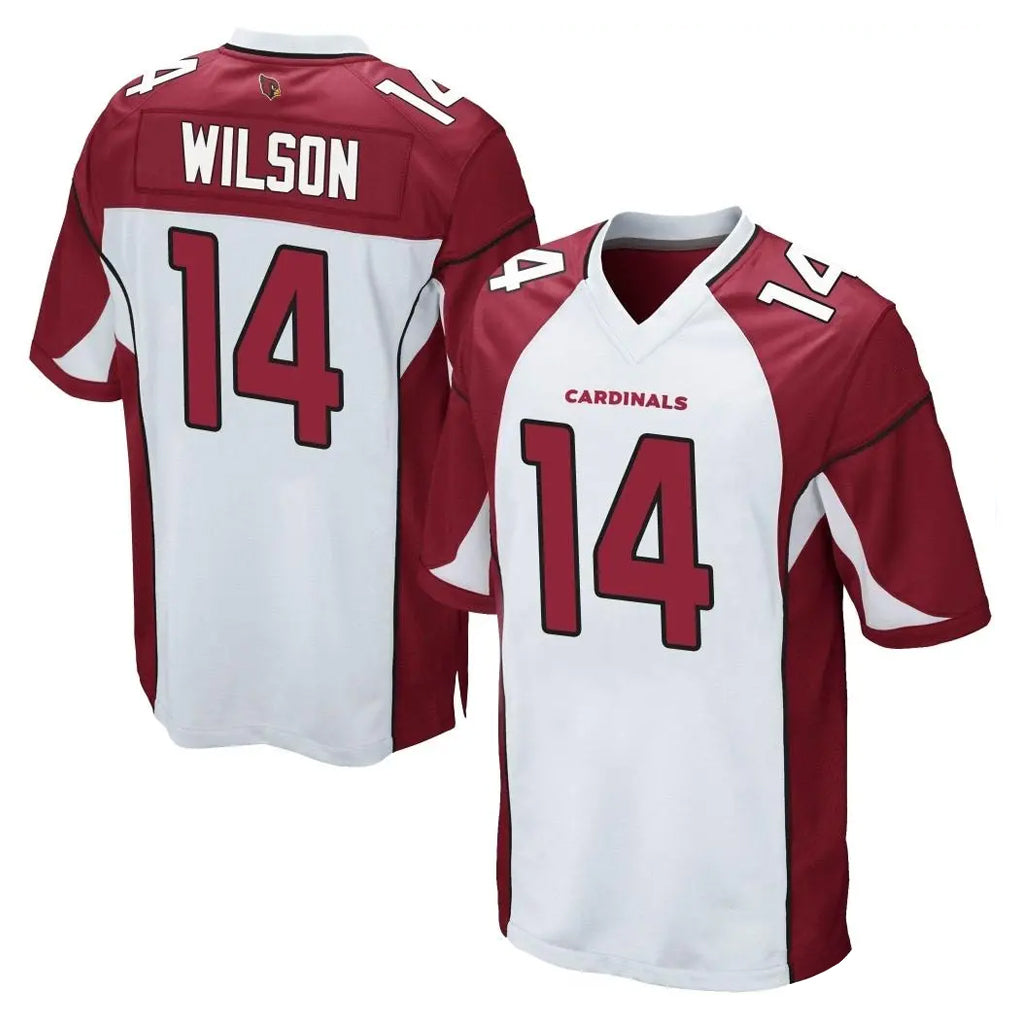 Friene A.Cardinals #14 Michael Wilson Player White Cardinal Home Game Stitched Jerseys