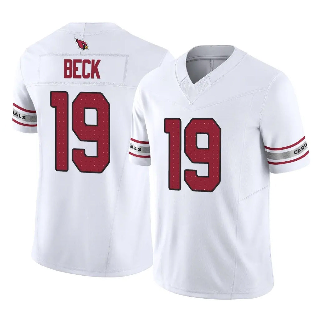 Friene A.Cardinals #19 Carson Beck Player White Vapor F.U.S.E. Limited Home Game Stitched Jerseys