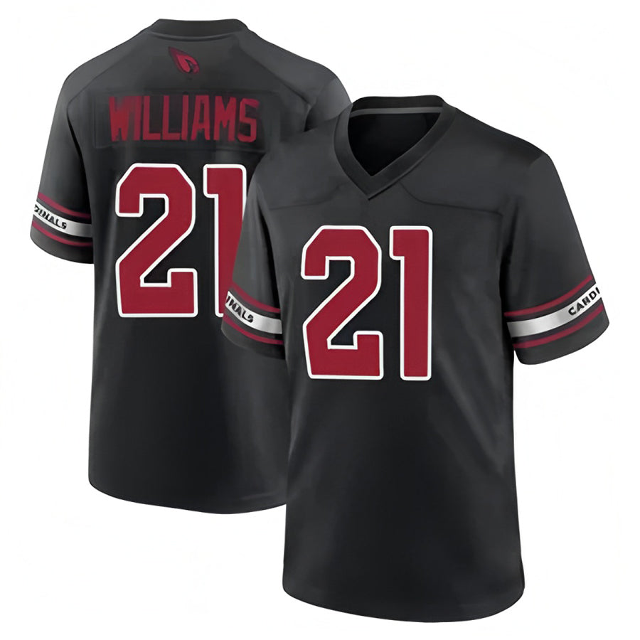 Friene A.Cardinals #21 Garrett Williams Player Black Game Home Stitched Jerseys