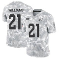 Friene A.Cardinals #21 Garrett Williams Player Camo Salute to Service Limited Stitched Stitched Jerseys