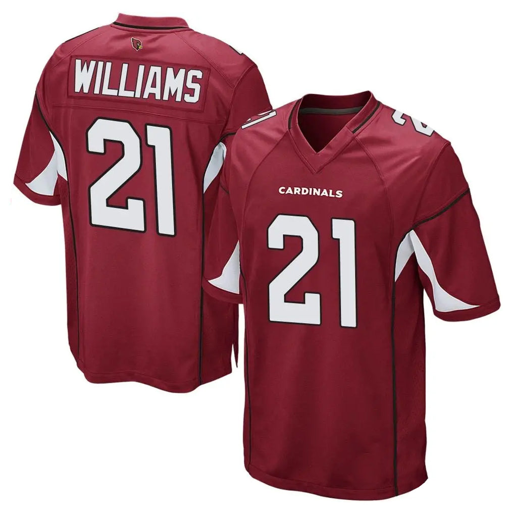 Friene A.Cardinals #21 Garrett Williams Player Cardinal Home Game Stitched Jerseys
