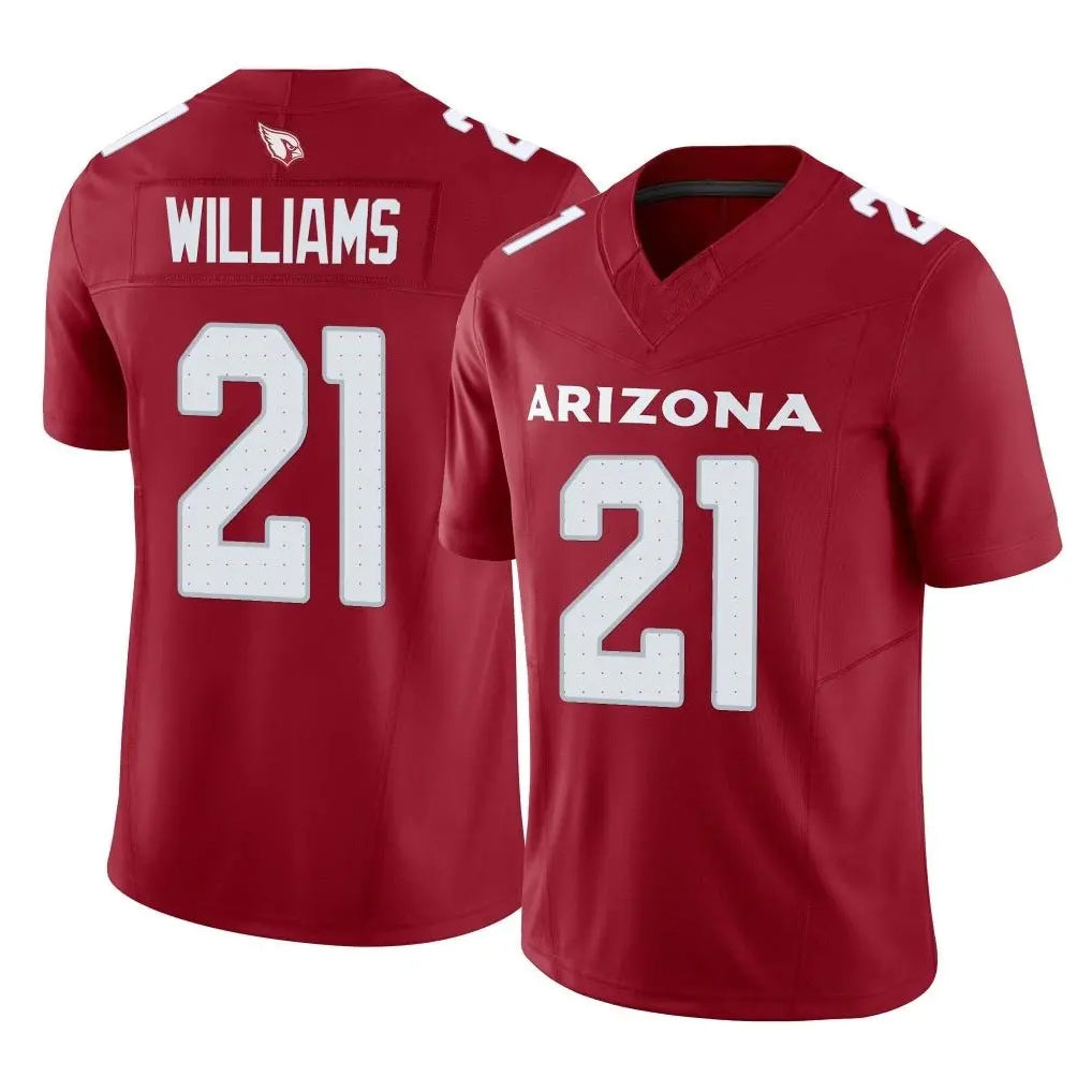 Friene A.Cardinals #21 Garrett Williams Player Cardinal Vapor F.U.S.E. Limited Home Game Stitched Jerseys