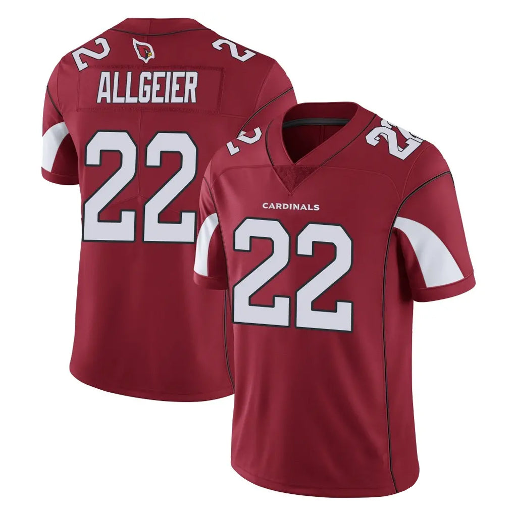 Friene A.Cardinals #22 Tyler Allgeier Player Cardinal Vapor Limited Home Game  Stitched Jerseys