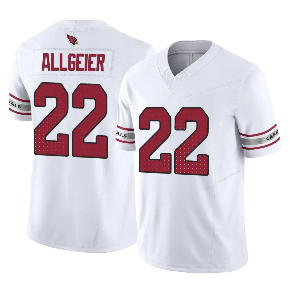 Friene A.Cardinals #22 Tyler Allgeier Player White Vapor F.U.S.E. Limited Home Game Stitched Jerseys