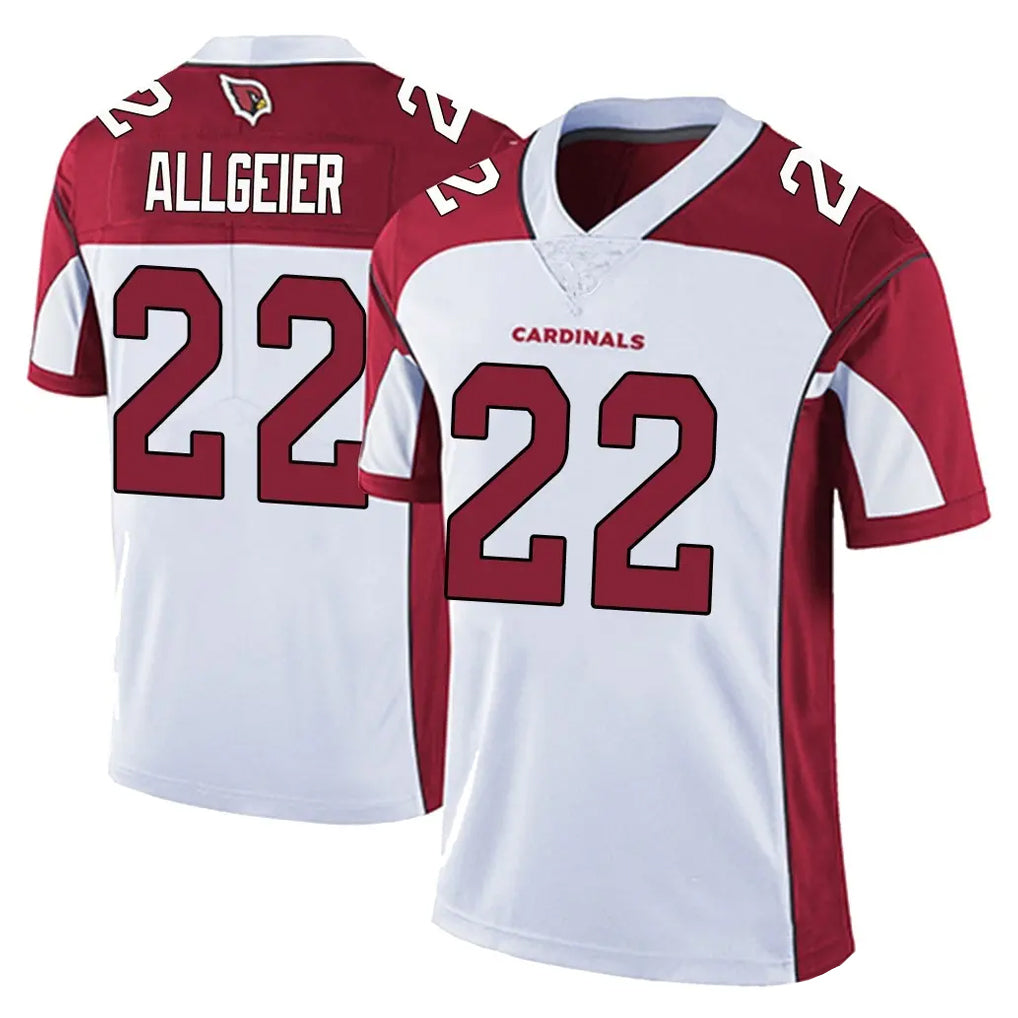Friene A.Cardinals #22 Tyler Allgeier Player White Vapor Limited Home Game Stitched Jerseys