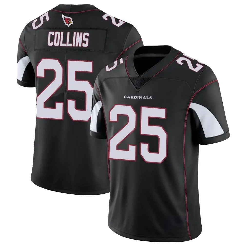 Friene A.Cardinals #25 Zaven Collins Player Black Vapor Limited Home Game Stitched Jerseys