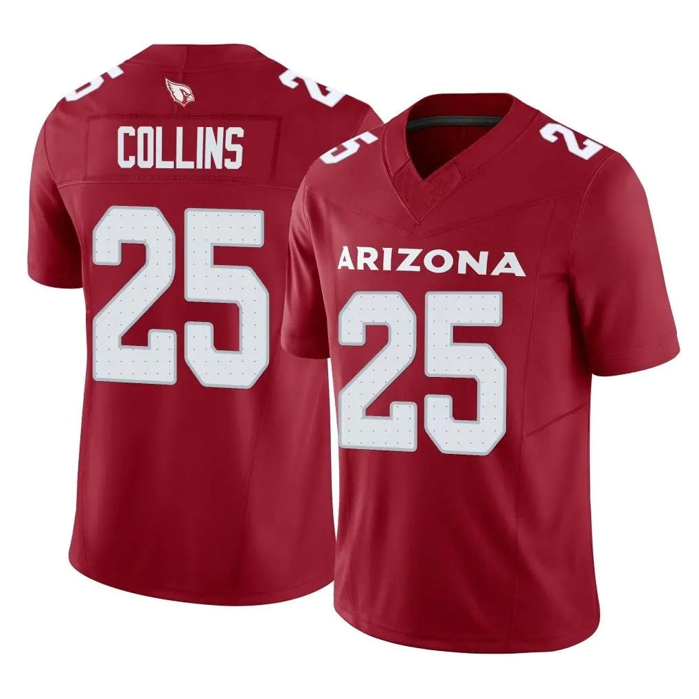 Friene A.Cardinals #25 Zaven Collins Player Cardinal Vapor F.U.S.E. Limited Home Game Stitched Jerseys