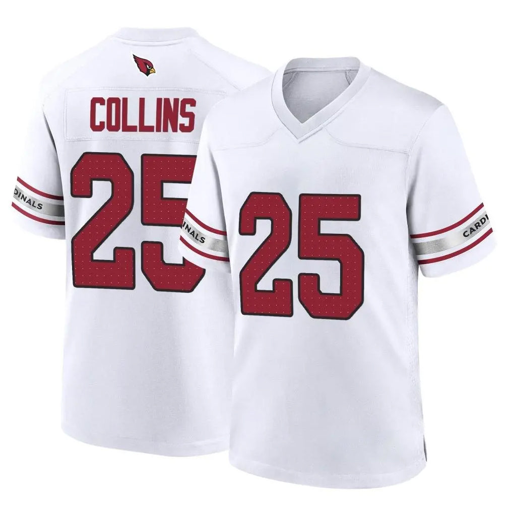 Friene A.Cardinals #25 Zaven Collins Player White Home Game Stitched Jerseys