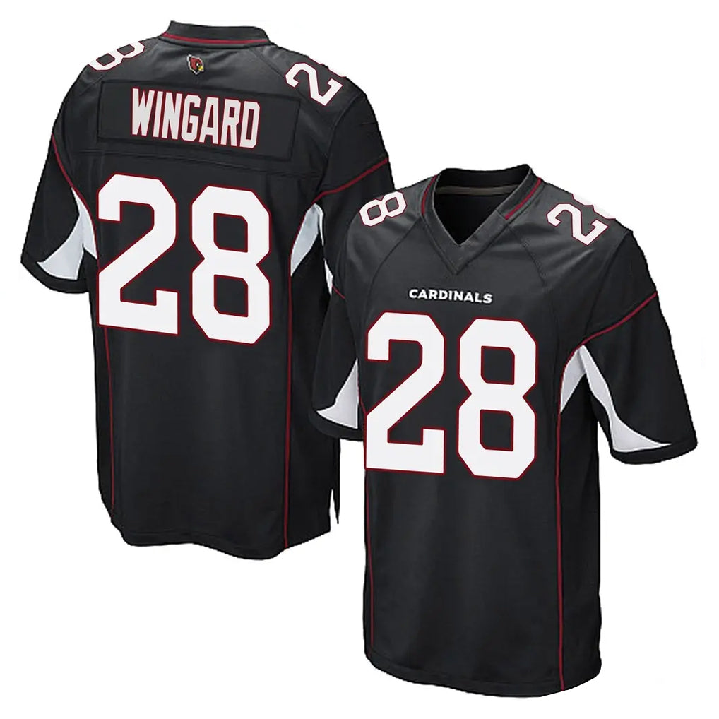 Friene A.Cardinals #28 Andrew Wingard Player Black Home Game Stitched Jerseys