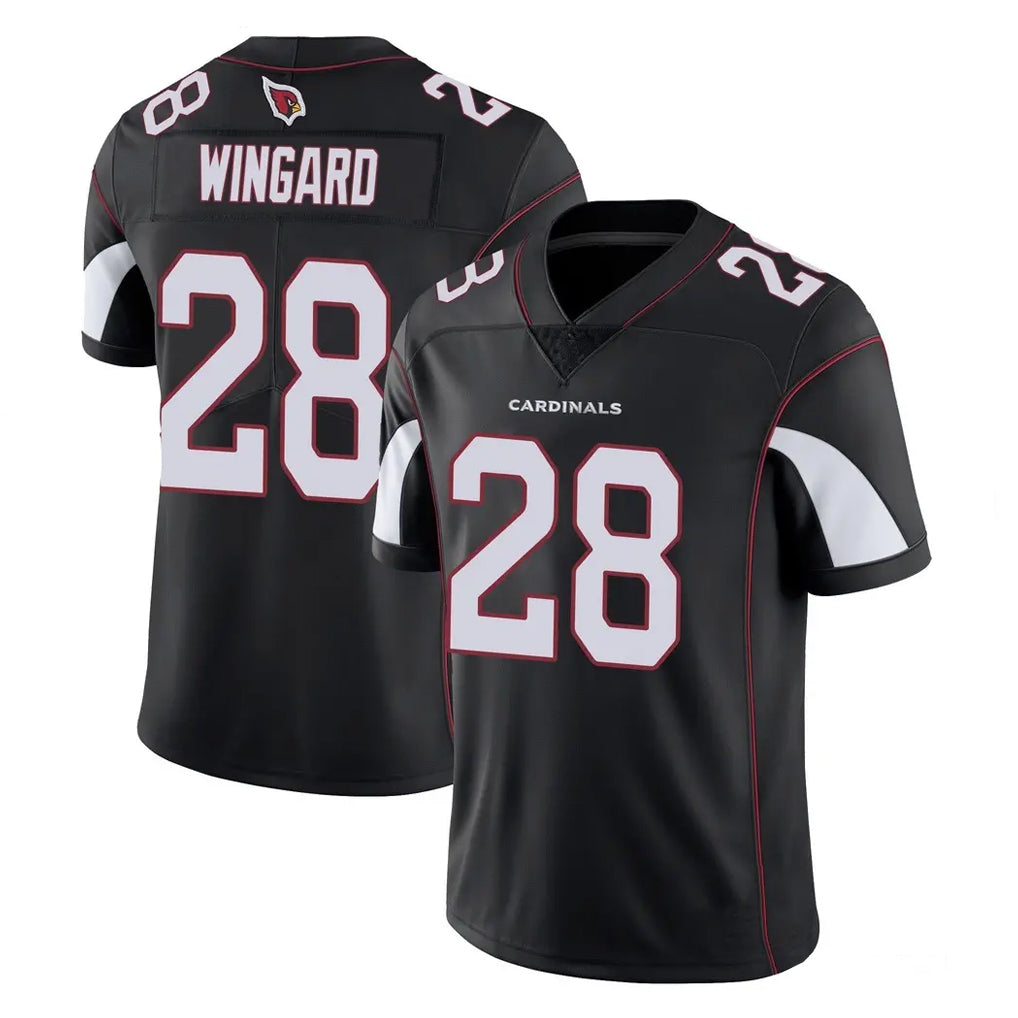 Friene A.Cardinals #28 Andrew Wingard Player Black Vapor Limited Home Game Stitched Jerseys