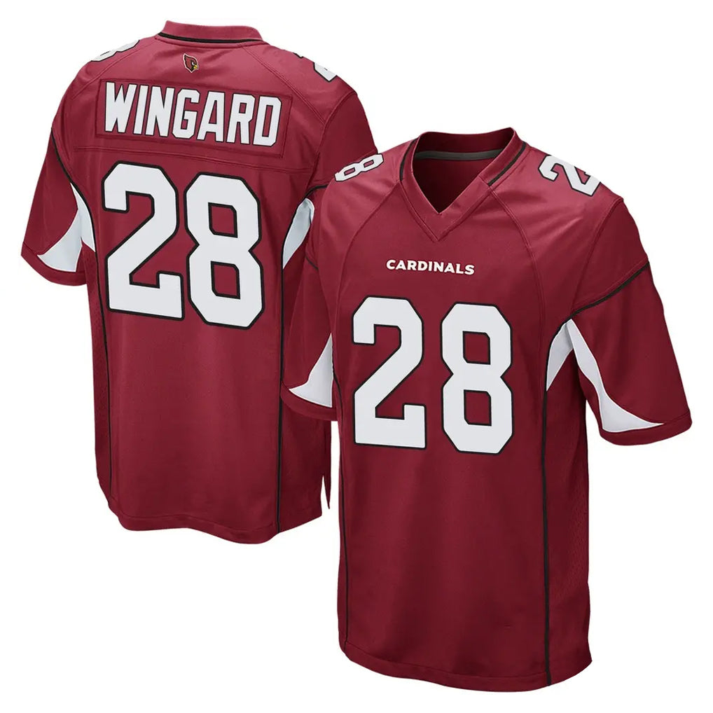 Friene A.Cardinals #28 Andrew Wingard Player Cardinal Home Game Stitched Jerseys