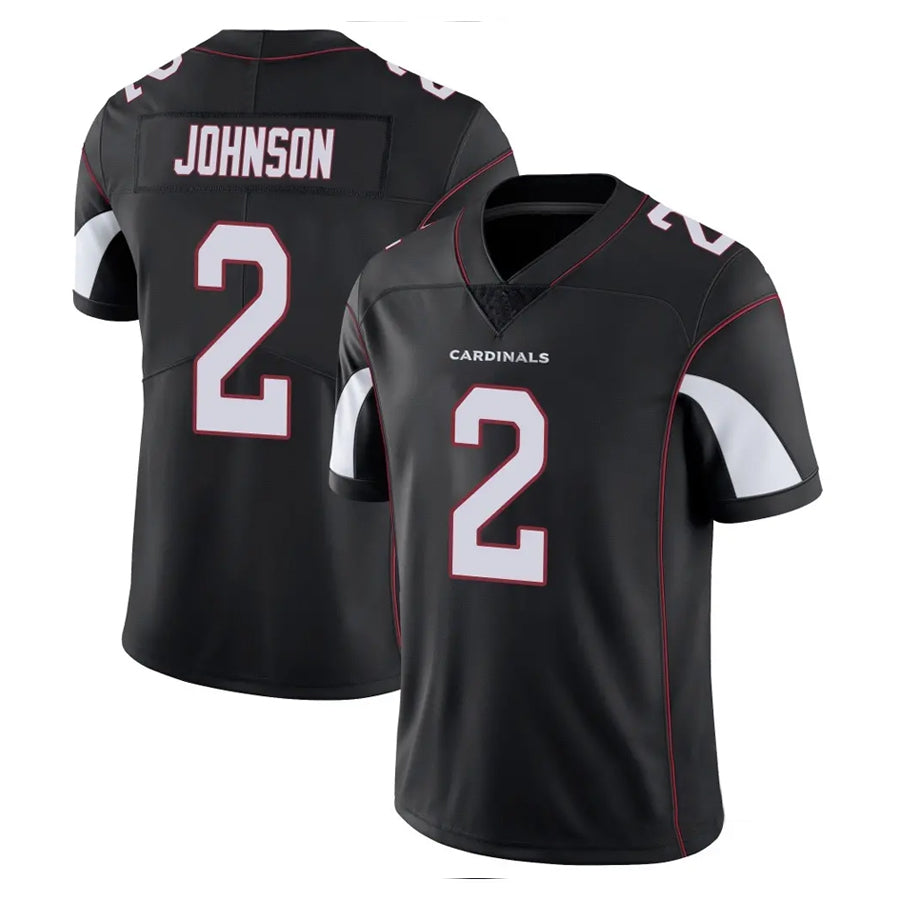 Friene A.Cardinals #2 Will Johnson Player Black Vapor Limited Home Game Stitched Jerseys