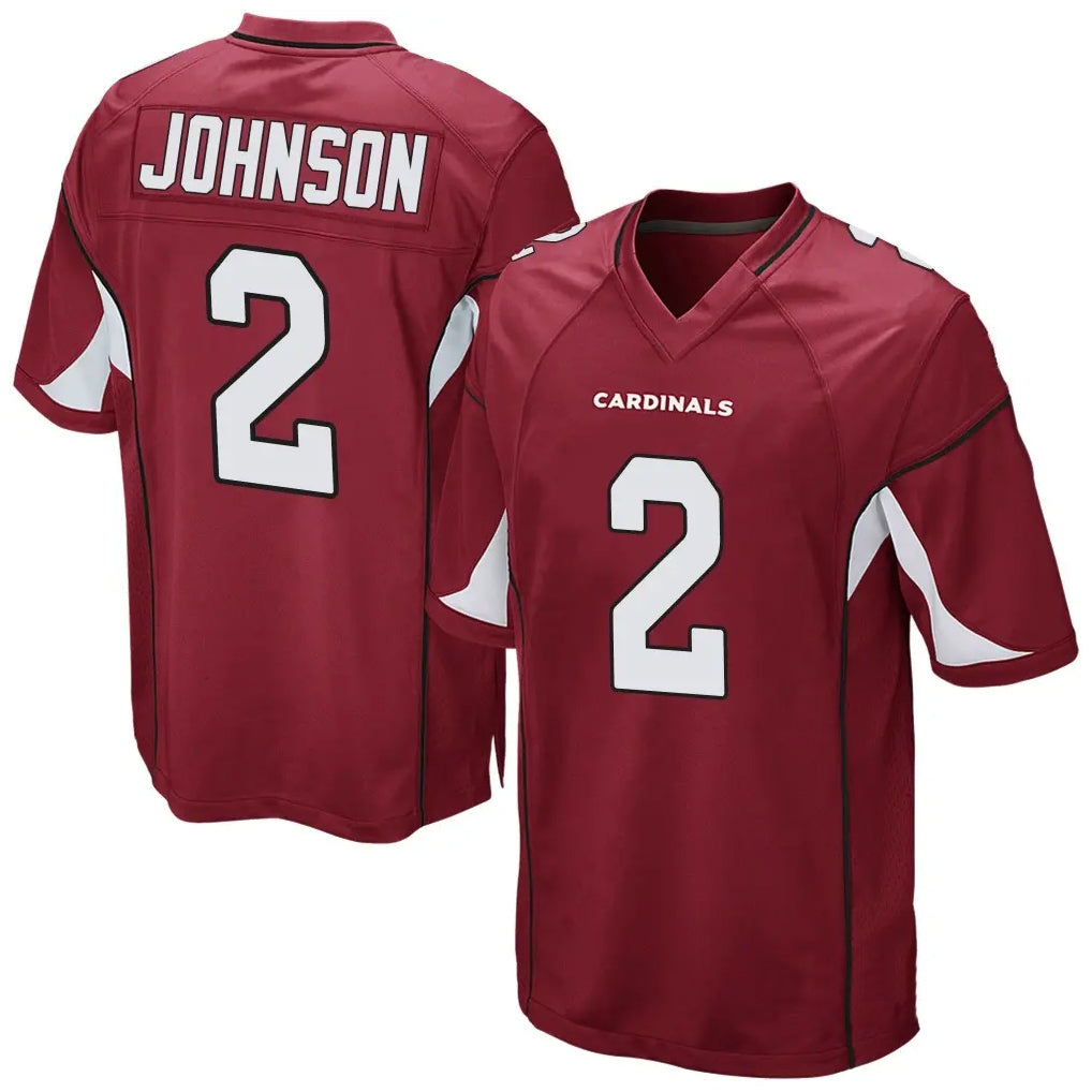 Friene A.Cardinals #2 Will Johnson Player Cardinal Home Game Stitched Jerseys