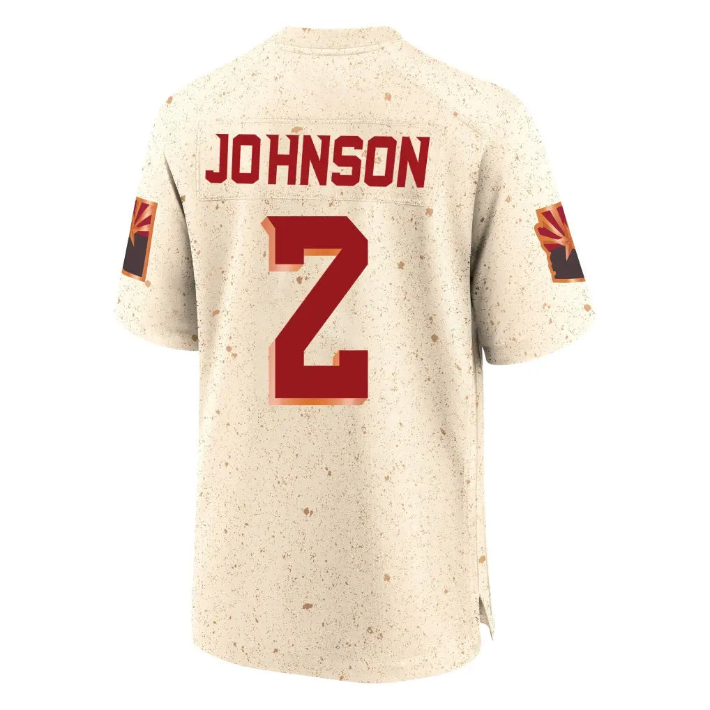 Friene A.Cardinals #2 Will Johnson Player Cream Rivalries Collection Game Stitched Jerseys