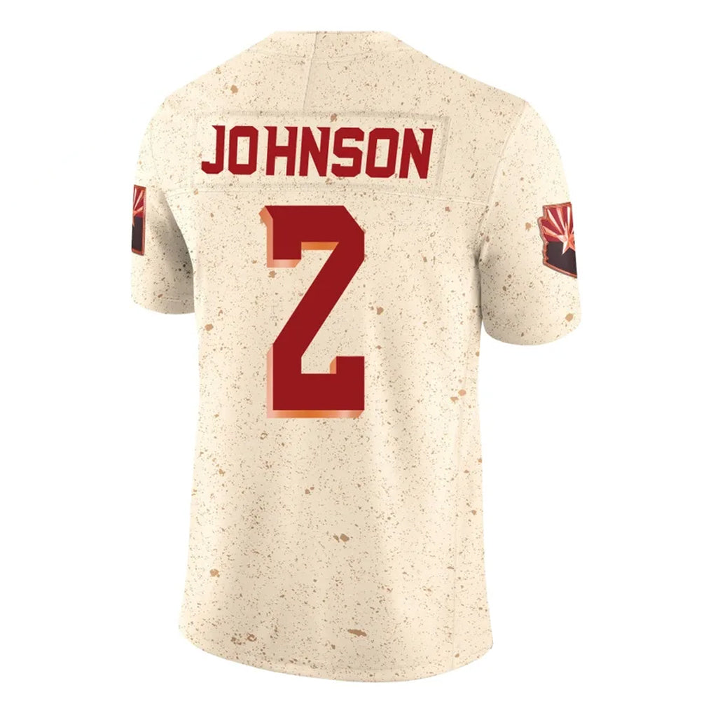 Friene A.Cardinals #2 Will Johnson Player Cream Rivalries Collection Vapor Limited Home Game Stitched Jerseys