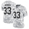 Friene A.Cardinals #33 Trey Benson Player Camo Salute to Service Limited Stitched Jerseys