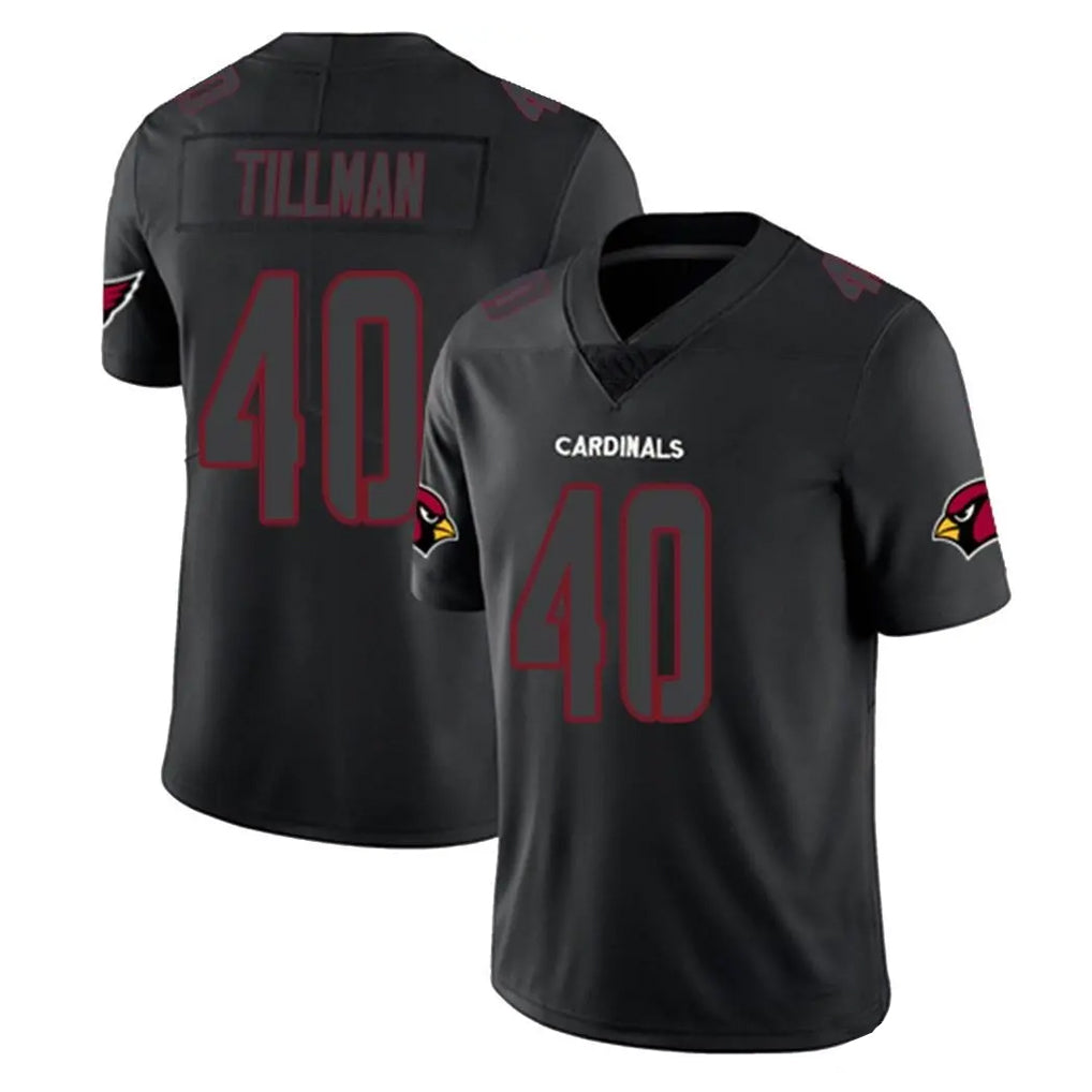 Friene A.Cardinals #40 Pat Tillman Player Black Impact Limited Home Game Stitched Jerseys