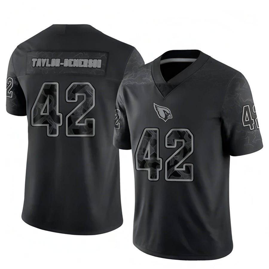 Friene A.Cardinals #42 Dadrion Taylor-Demerson Player Black RFLCTV Limited Stitched Jerseys