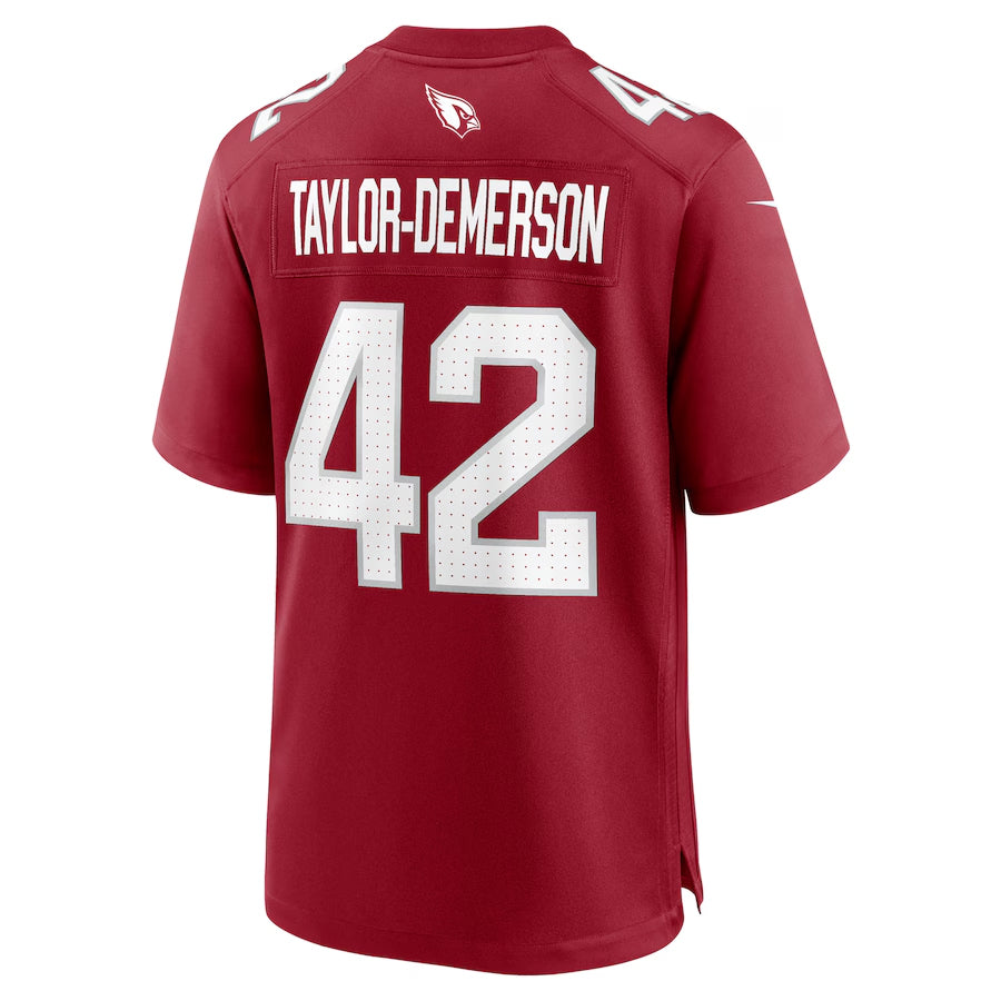 Friene A.Cardinals #42 Dadrion Taylor-Demerson Player Cardinal Home Game Stitched Jerseys