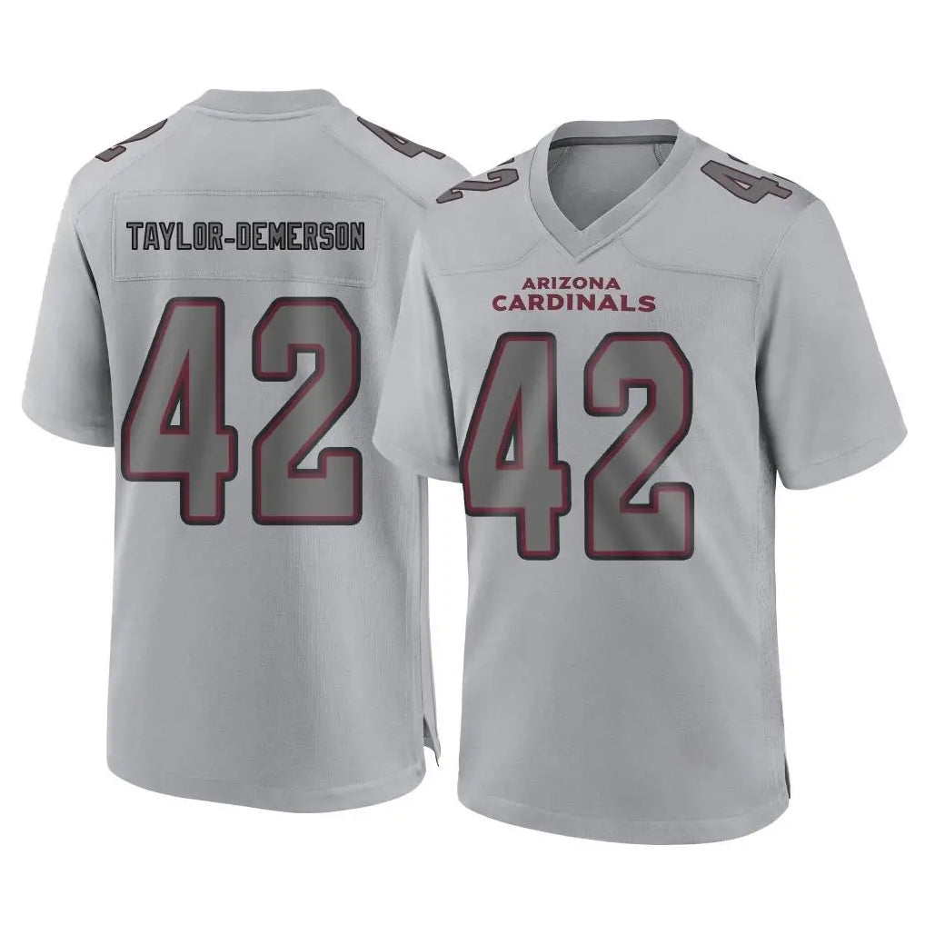 Friene A.Cardinals #42 Dadrion Taylor-Demerson Player Gray Atmosphere Fashion Home Game Stitched Jerseys