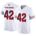 Friene A.Cardinals #42 Dadrion Taylor-Demerson Player White Vapor F.U.S.E. Limited Home Game Stitched Jerseys