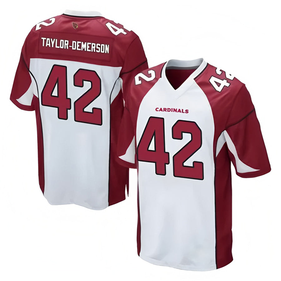 Friene A.Cardinals #42 Dadrion Taylor-Demerson Player Whtie Game Stitched Jerseys