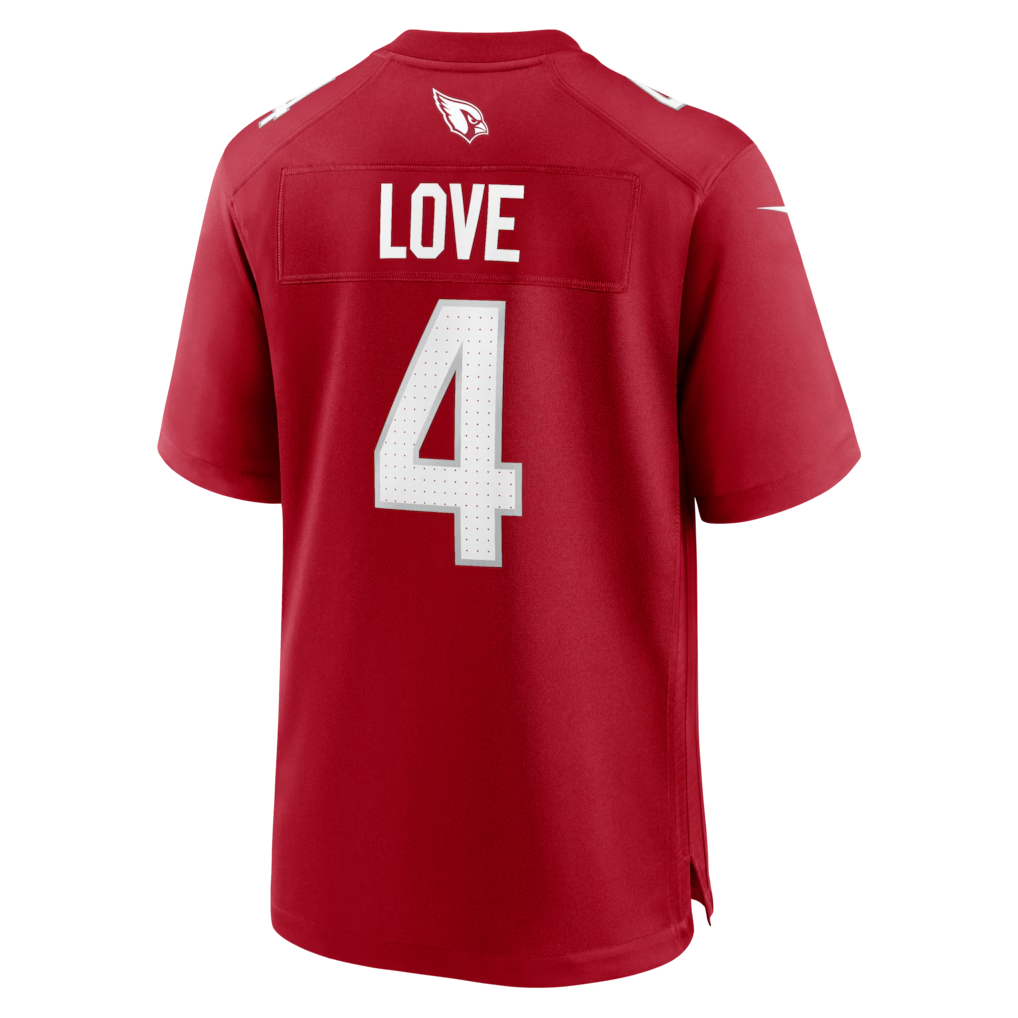 Friene A.Cardinals #4 Jeremiyah Love Cardinal 2026 Draft First Round Pick No. 3 Team Game Stitched Jerseys