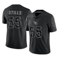Friene A.Cardinals #55 Dante Stills Player Black RFLCTV Limited Home Game Stitched Jerseys