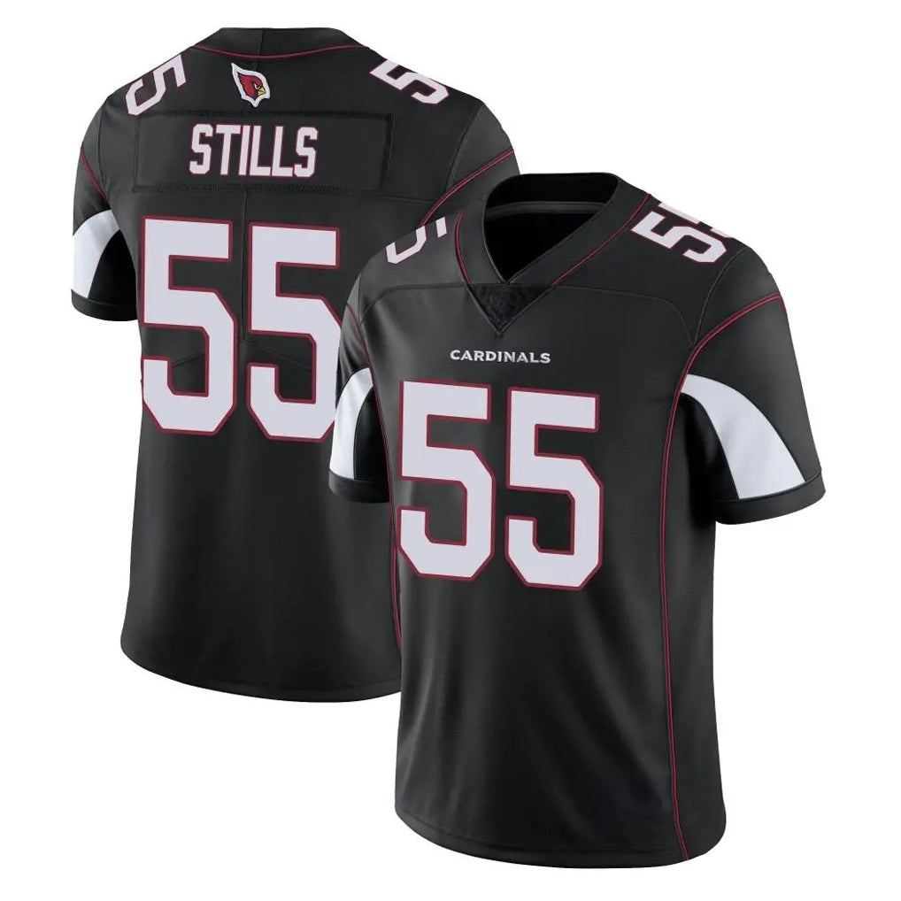 Friene A.Cardinals #55 Dante Stills Player Black Vapor Limited Home Game Stitched Jerseys
