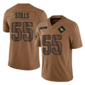 Friene A.Cardinals #55 Dante Stills Player Brown Limited Salute To Service Game Stitched Jerseys